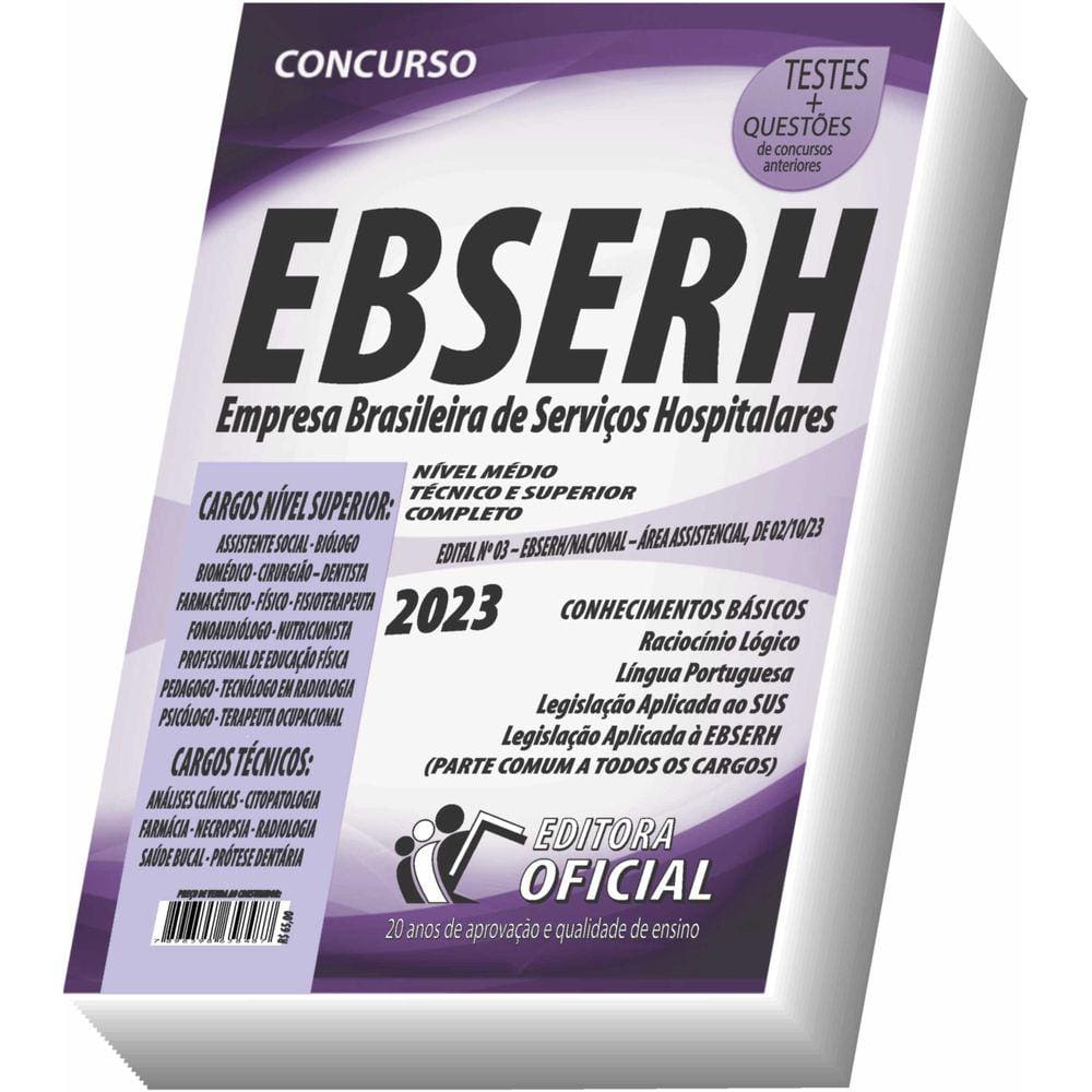 Apostila EBSERH - Área Assistencial - Parte Comum aos Cargos