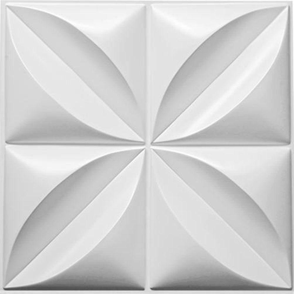 Revestimento 3D Impecável Parede Elegância Em Relevo 54Un