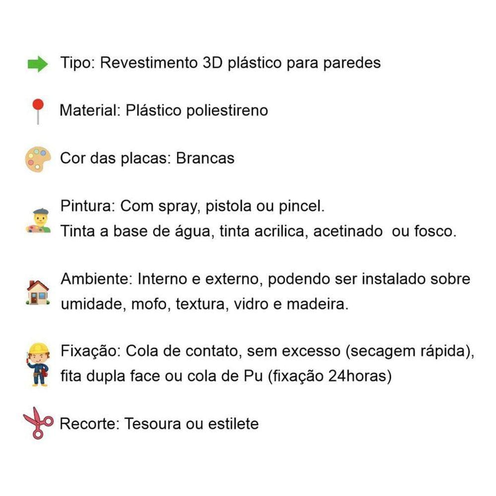6 Placas Revestimento 3D Pvc Parede Durabilidade E Estilo
