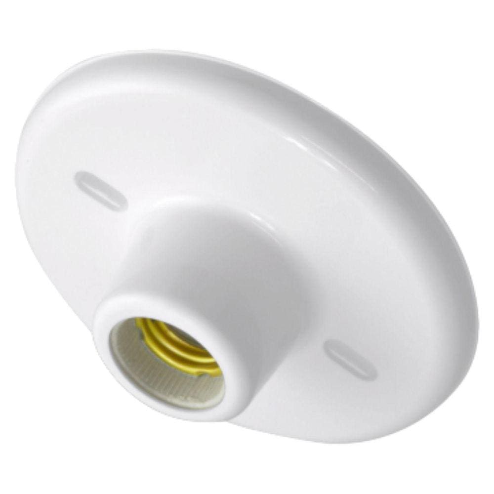 Plafon Plafonier PP Soquete Bocal E27 Branco - G-Light