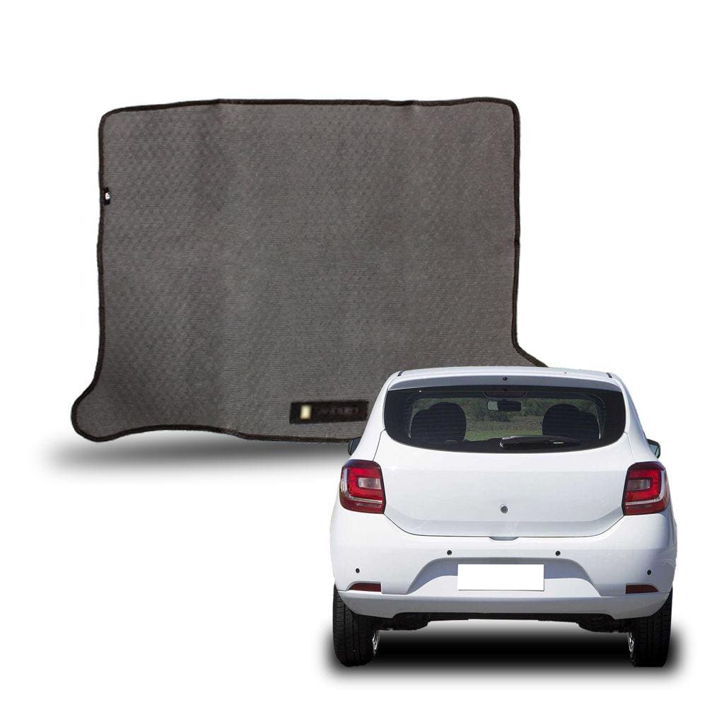 Tapete Porta Malas Sandero 2015 2016 2017 2018 2019 2020 2021 2022 Borracha Bordado Automotivo