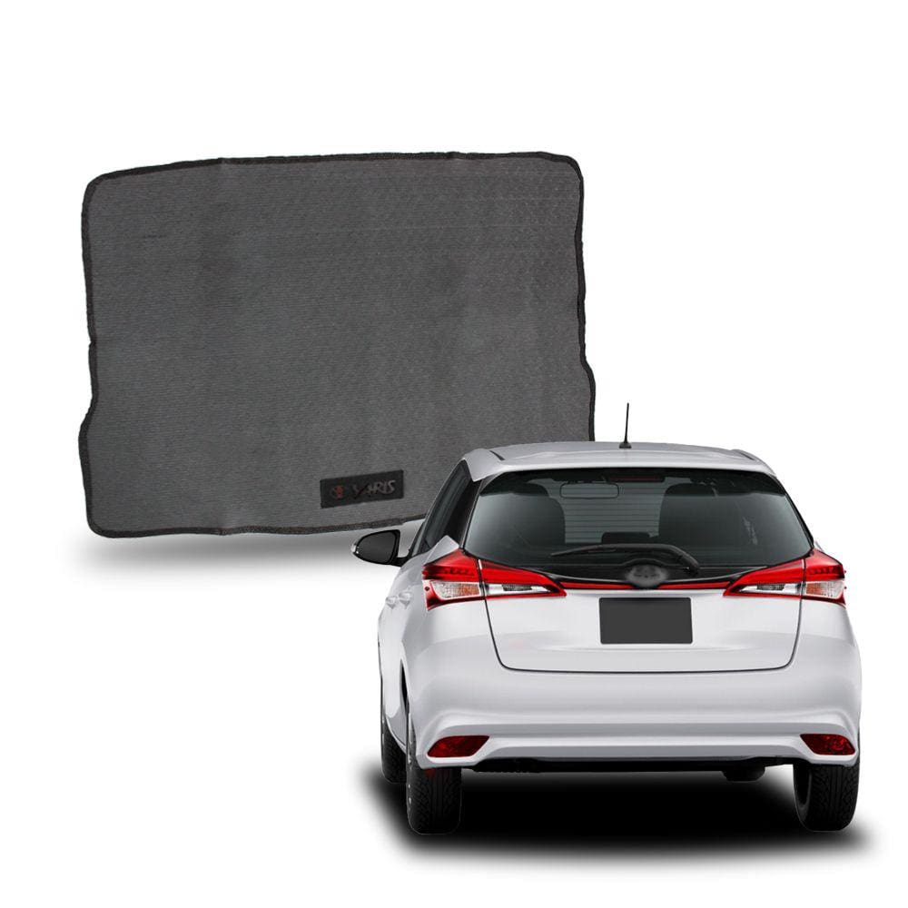Tapete Porta Malas Yaris Hatch 2019 2020 2021 2022 Borracha Bordado Automotivo