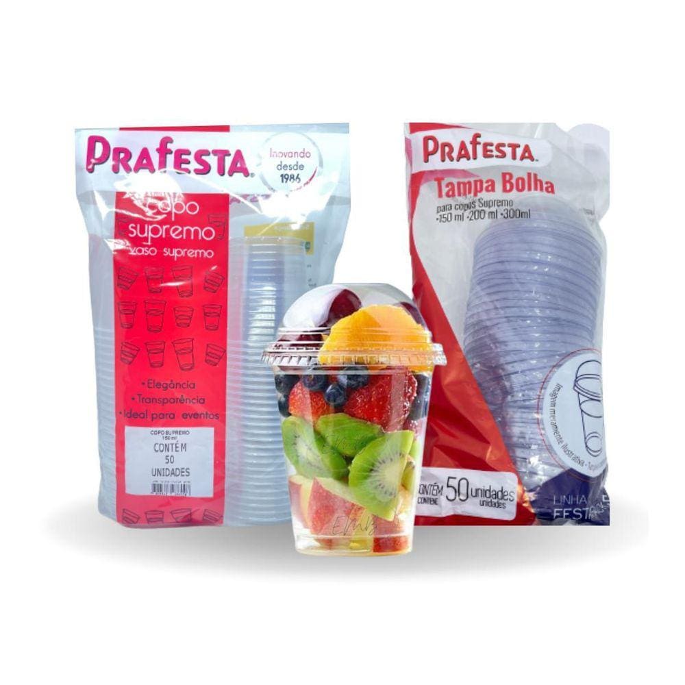 Copo Supremo Prafesta 150ml - Resistente, Prático e Elegante