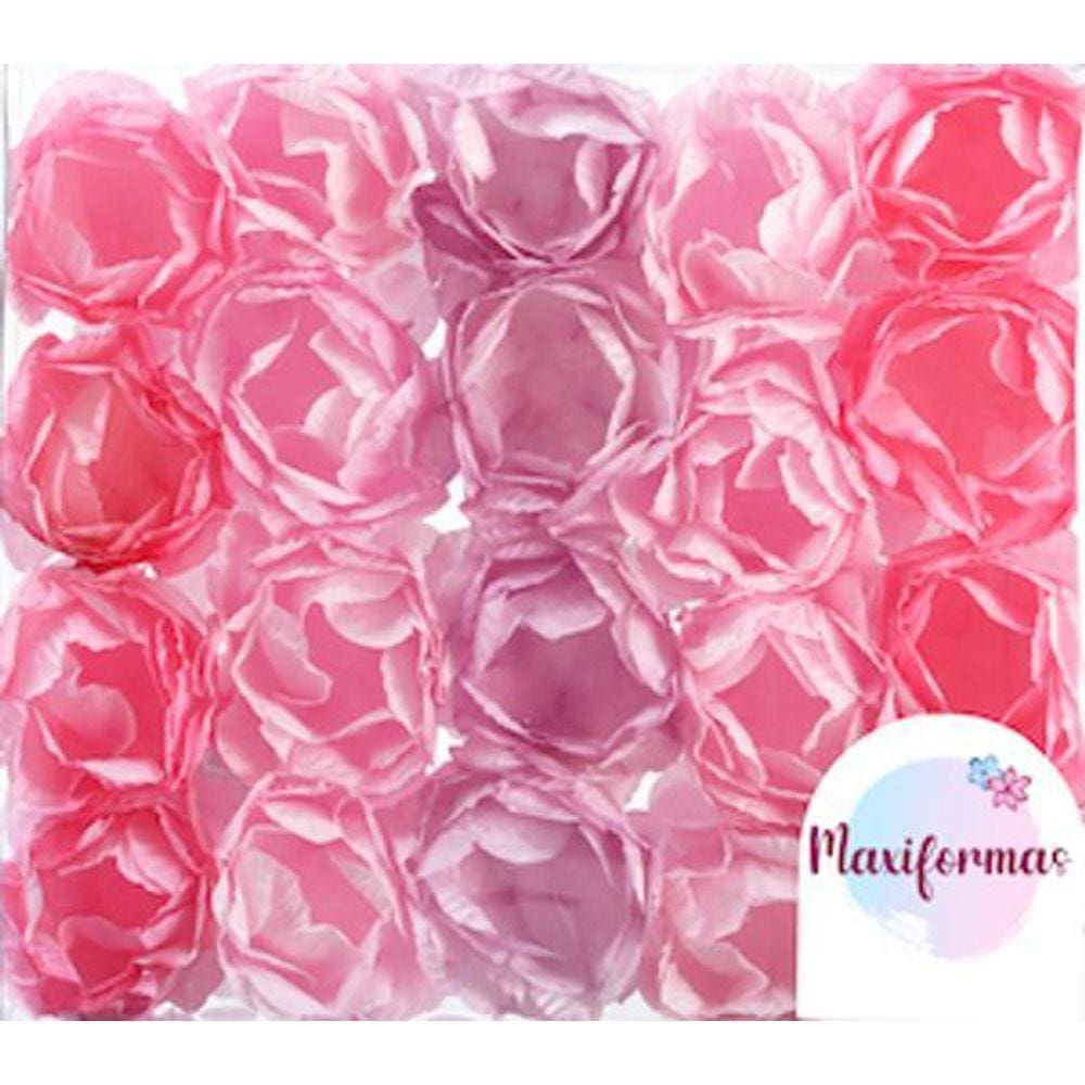 Forminha Para Doces Adelle Com 20 Unid Rose Alta Qualidade