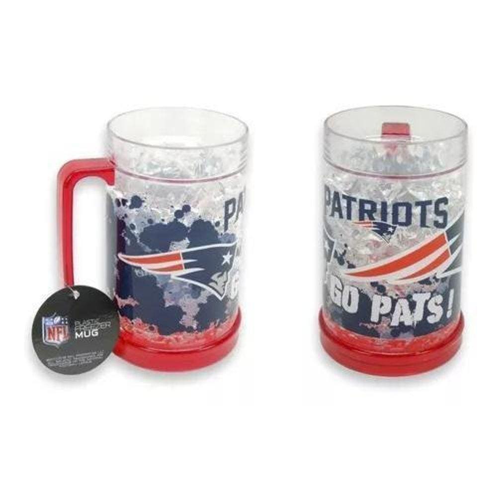 Caneca Chopp NFL New England Patriots Gel 490ml