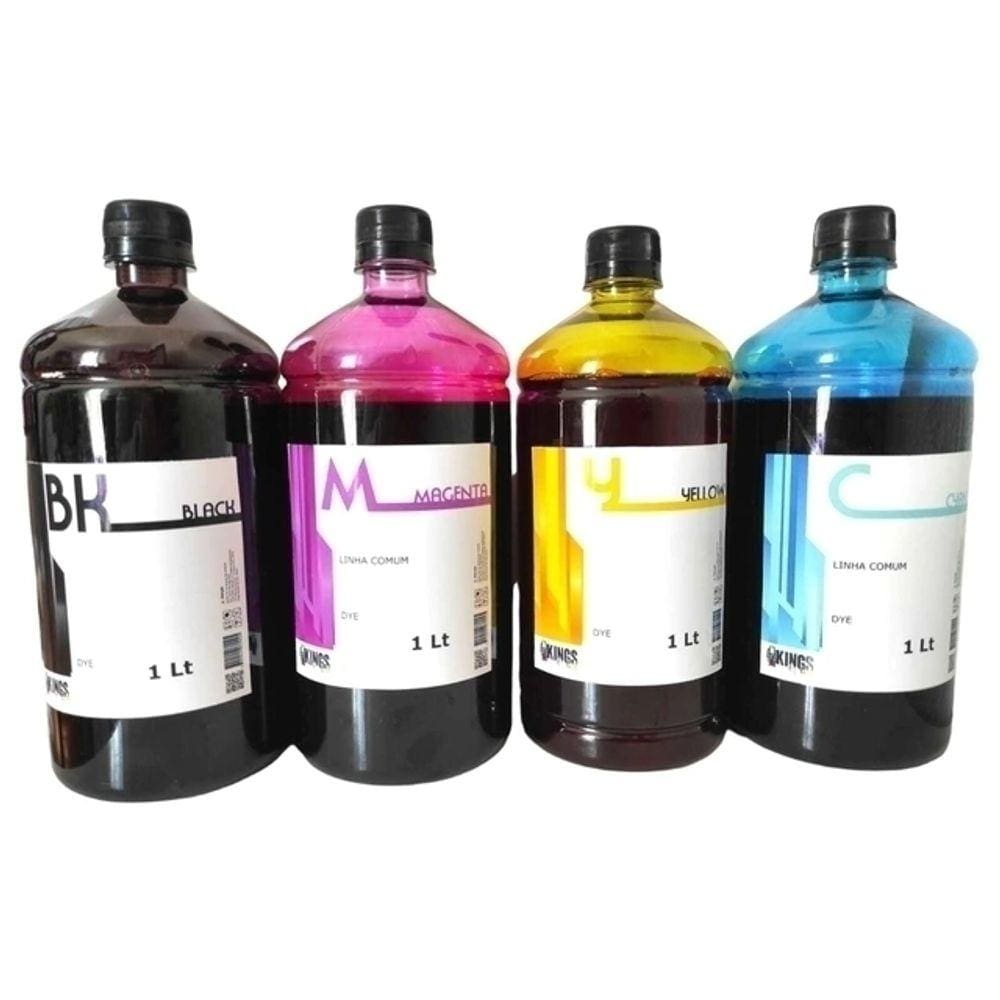 Kit 1 Litro Tinta P/ Epson Ecotank L365 Kings Of Ink Comum