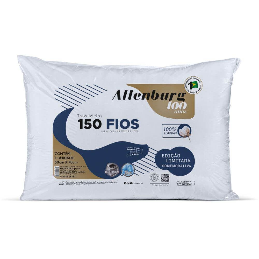 Travesseiro 150 Fios 100 Anos 50cm x 70cm - Altenburg