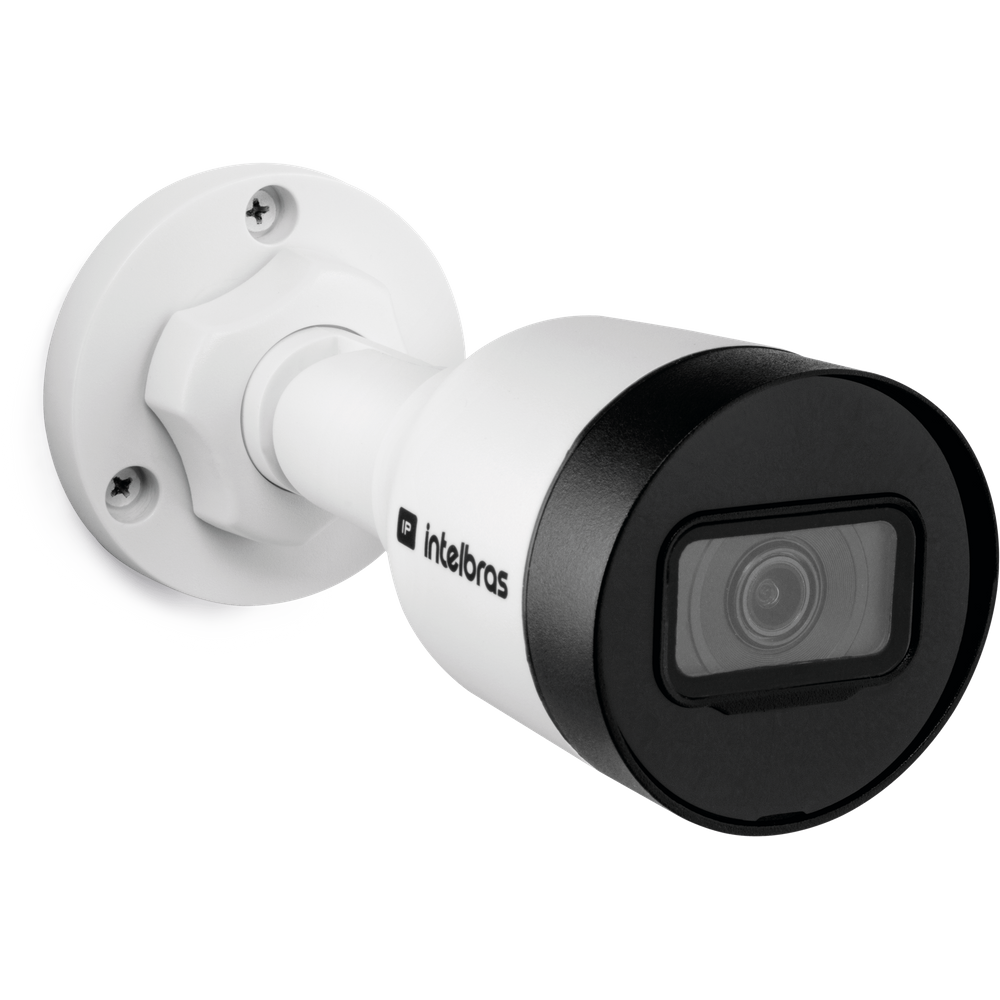 Camera de Segurança Ip Bullet Intelbras Vip 1430 B G2 Sistema CFTV IR Inteligente 30 Metros Lente 3.6mm Poe 4Mp