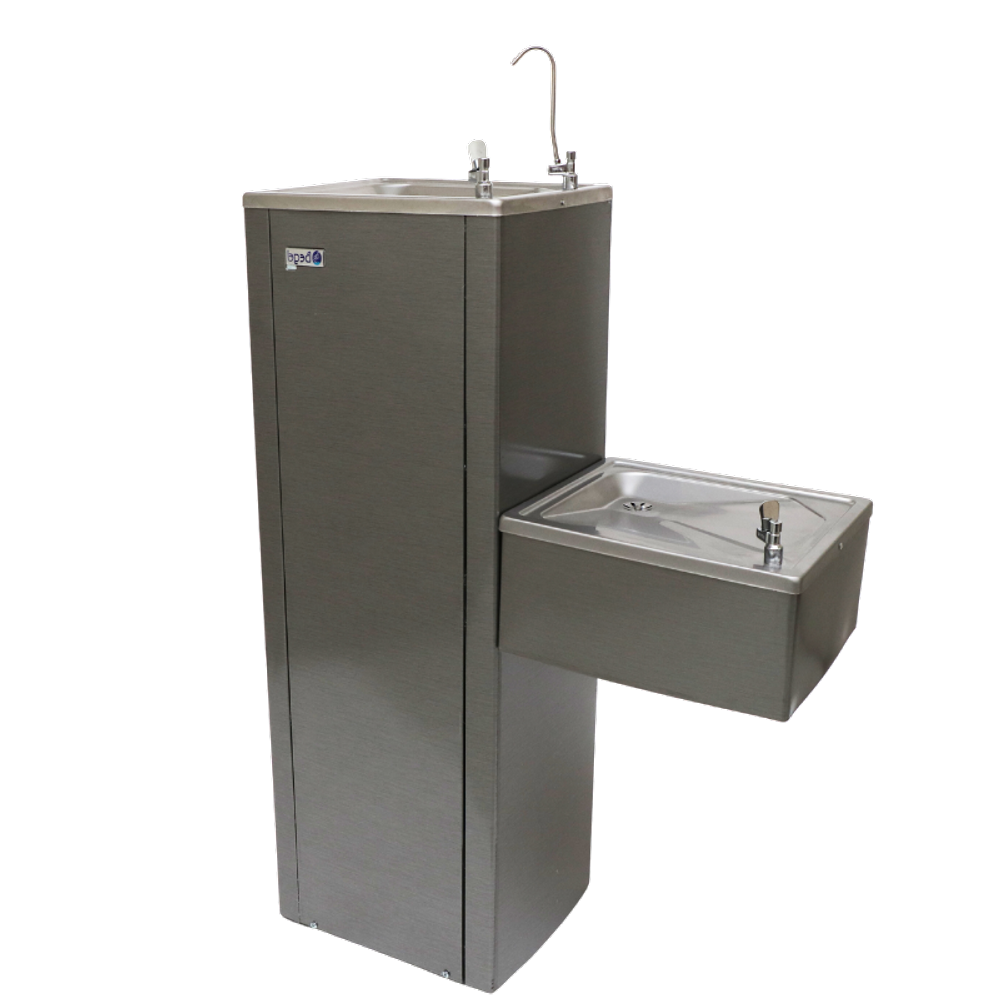Bebedouro Conjugado Purificador Tipo Pressão Linha BRX 40 Eletrozincado Begel