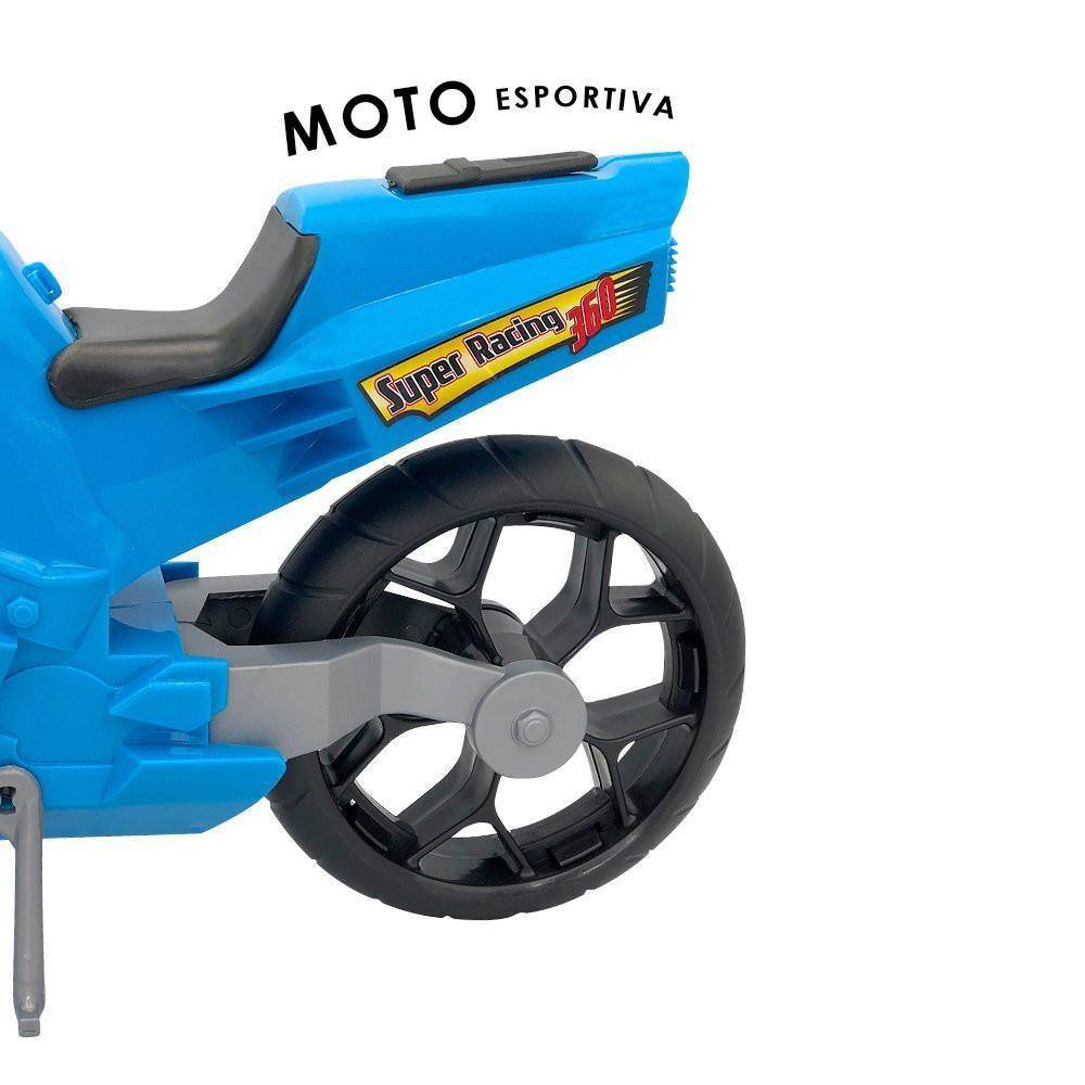 BRINQUEDO MOTO SUPER RACING 360 BS TOYS