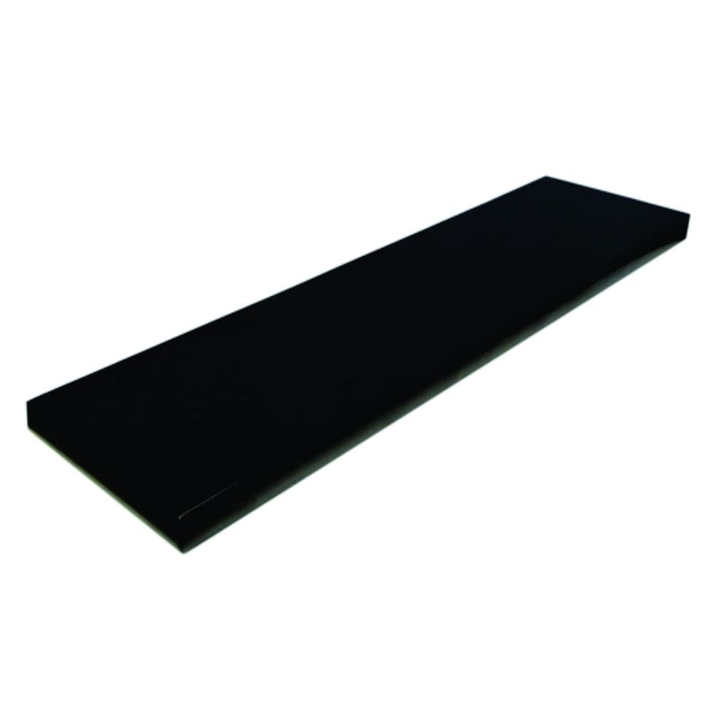 Prateleira Simples Preta 90X15 cm Com Suporte Em Mdf