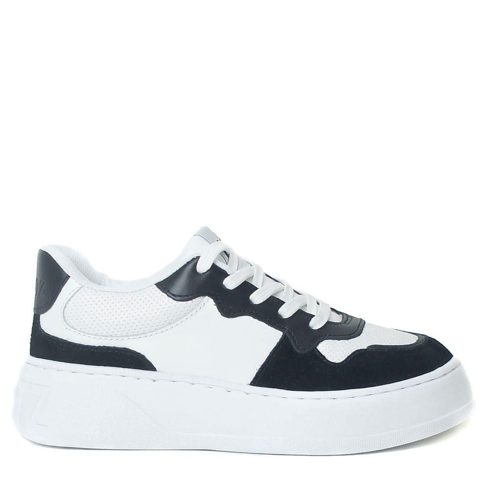 Tênis Branco E Preto Furinhos S 21445 0001 0028 Schutz
