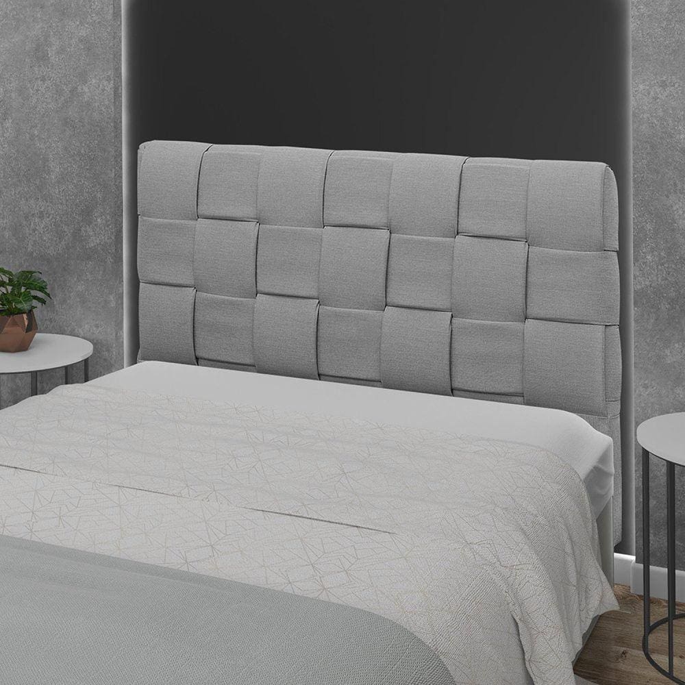 Cabeceira Ravena Plus 140 Cinza