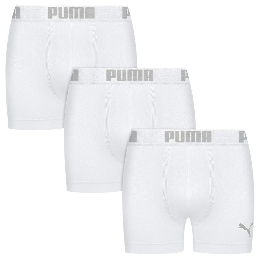 Kit 3 Cuecas Puma Boxer Sem Costura 14100