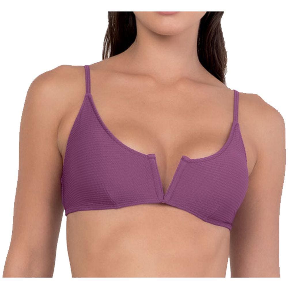 Top Biquíni Piscina Praia She Decote V Alças Finas Regulávei