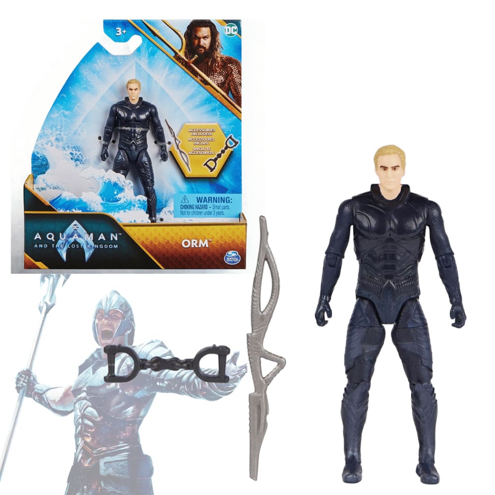 Figura de Ação Orm Mestre do Oceano Aquaman O Reino Perdido