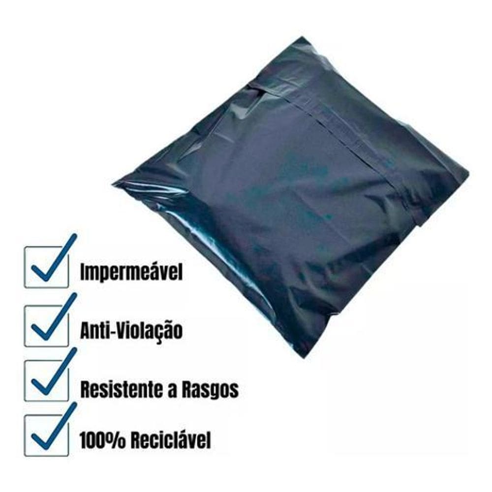 Envelope de Segurança 15x20 cm | 100 und | Alta Qualid.