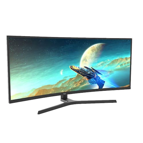 Monitor Gamer GameMax 34 Pol Ultra Wide Curvo, WQHD, 144Hz, 1ms, Black,  GMX34CKXQ - Monitor para Computador - Magazine Luiza