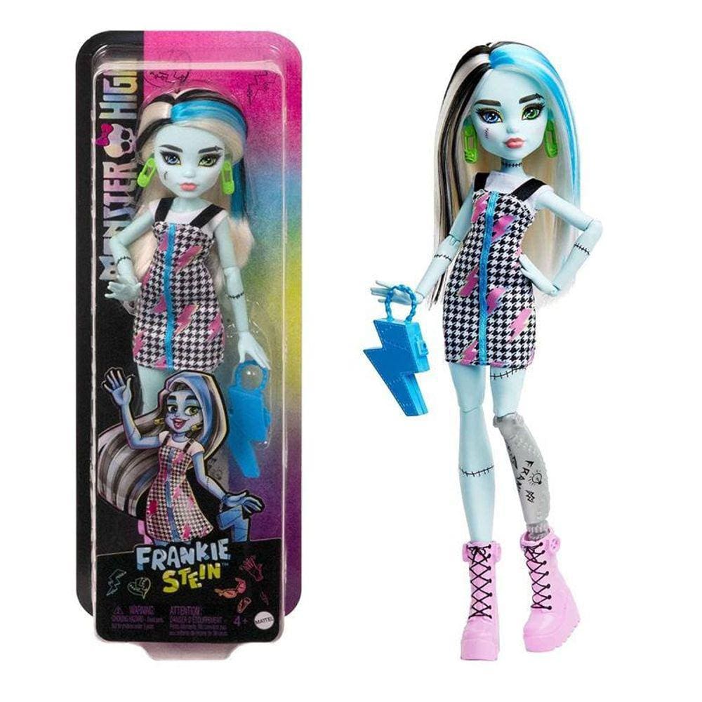 Boneca Monster High Frankie Choque Eletrizante Mattel R$ 179.99