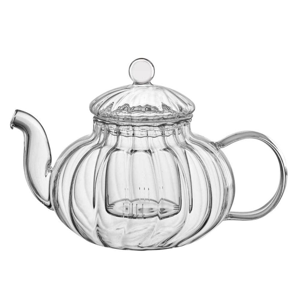 Chaleira Infusor 600ml Com Tampa Resistente Vidro Hauskraft