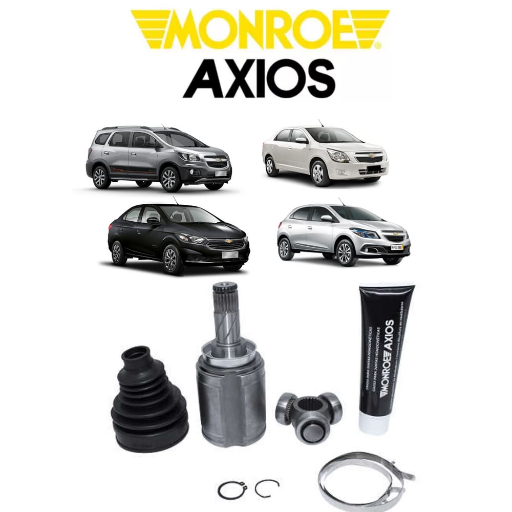 Junta Homocinètica Axios Dianteira Direita Lado Câmbio Deslizante Chevrolet Prisma 2013 A 2018