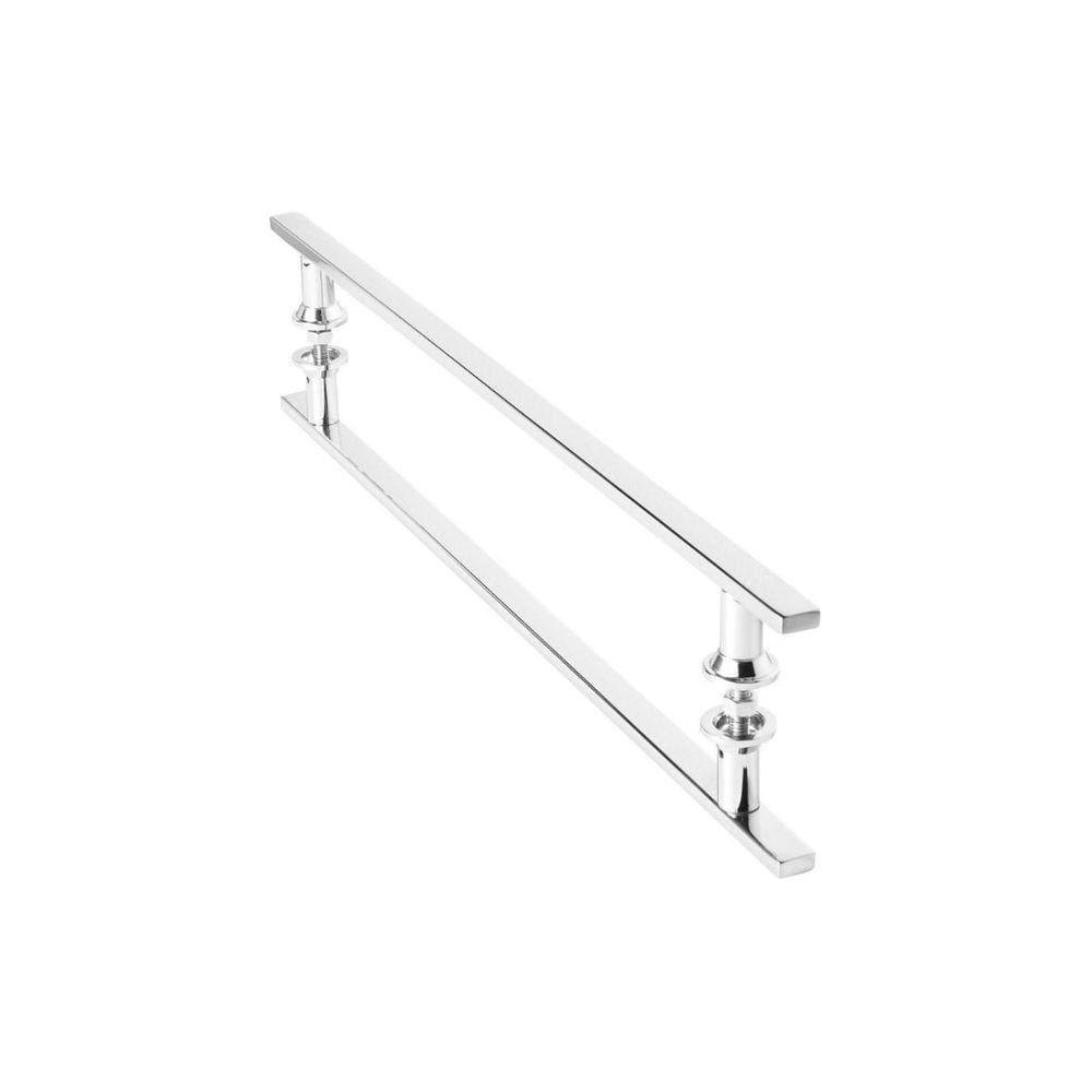 Puxador Para Porta De Correr Vidro Madeira Inox 50cm MS FS
