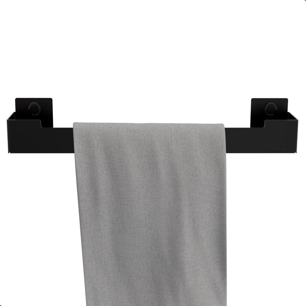Porta Toalha Rosto Suporte Banheiro Toalheiro Preto F.ELG