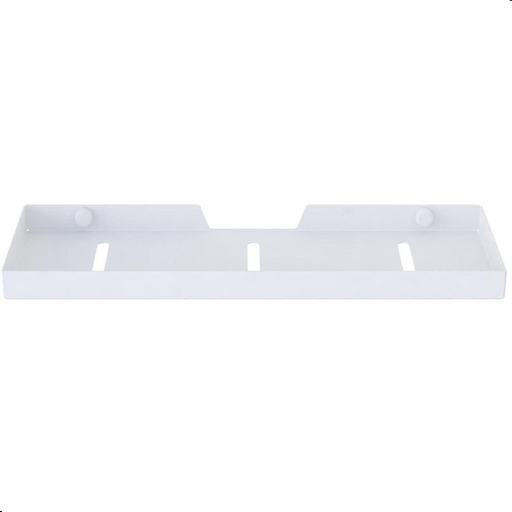 Porta Shampoo Suporte De Parede Banheiro Inox Branco F.MAX