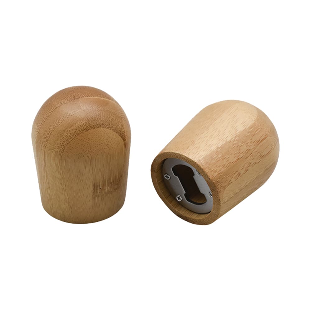 Abridor de Garrafas Oikos em Bambu Natural Minimalista