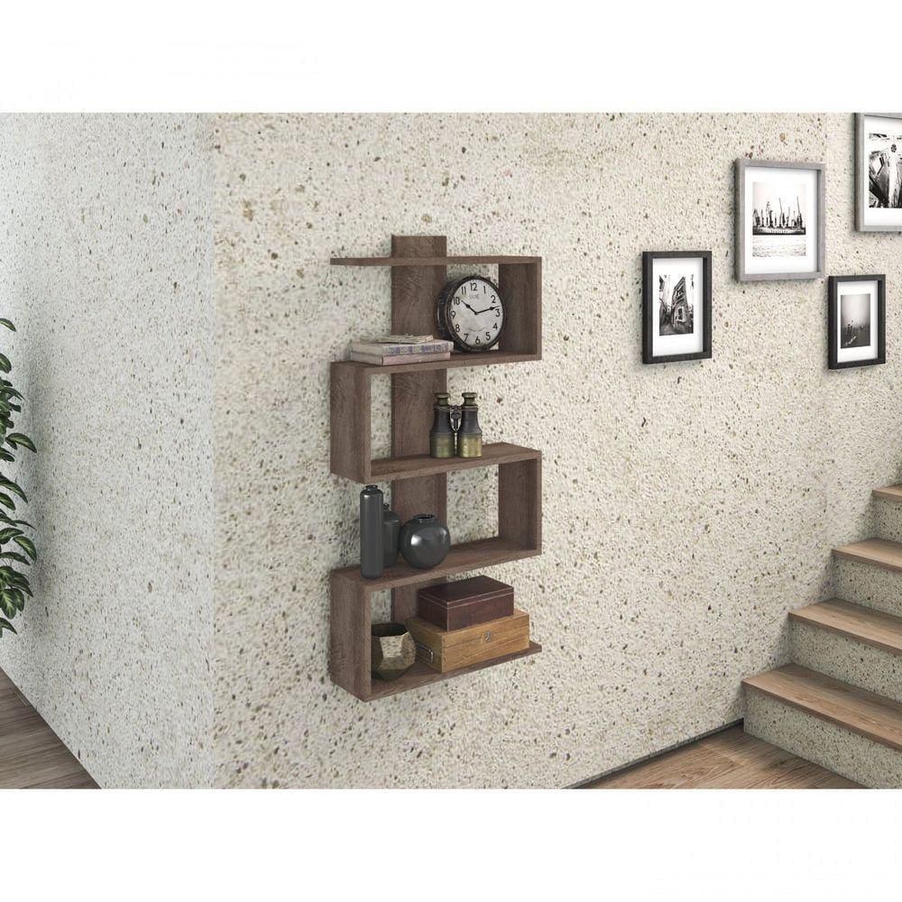 Nicho Decorativo 5 Prateleiras Movelbento Rústico