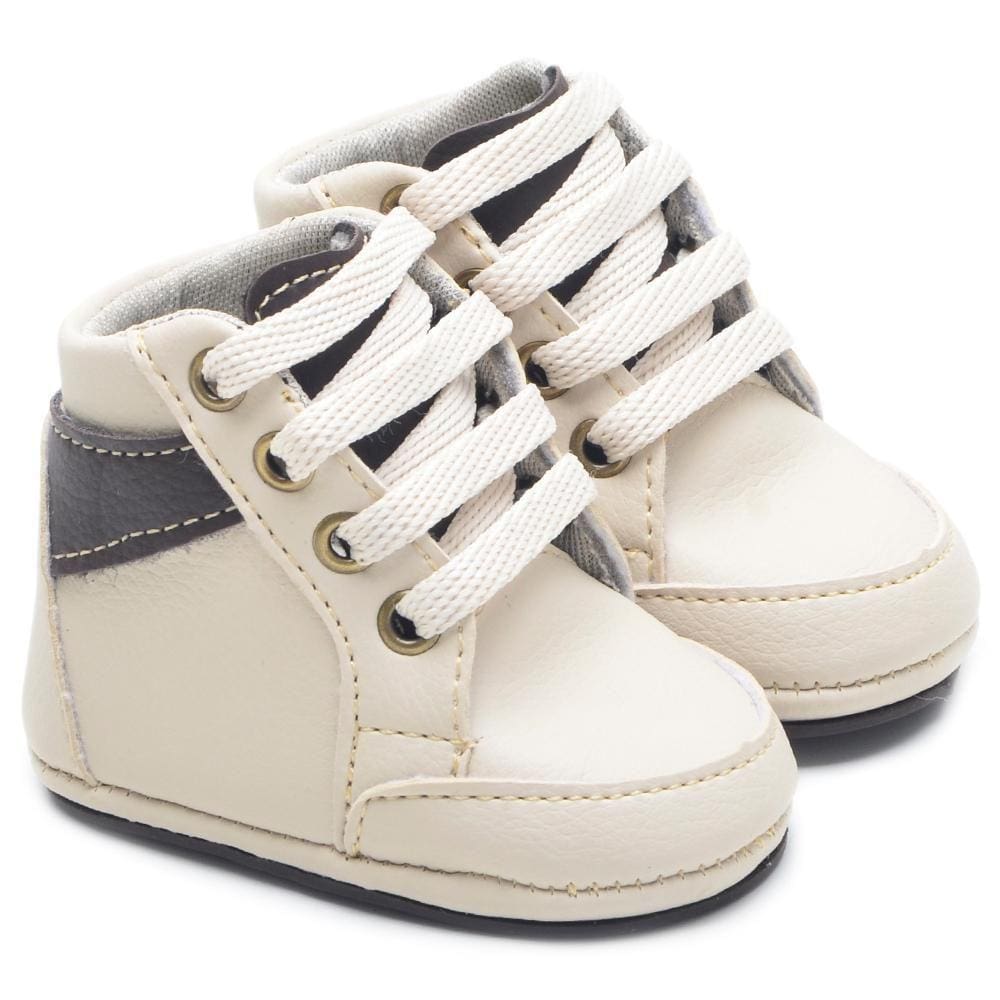 Coturno Masculino Infantil Cano Alto Bebê Casual Confortável