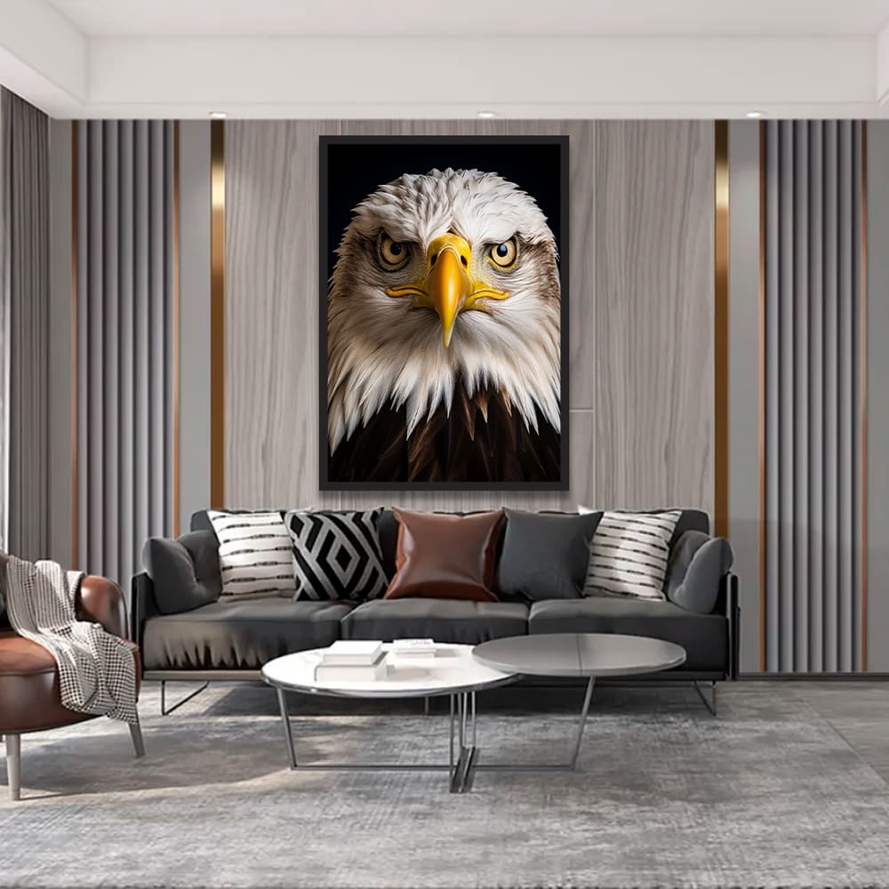 Quadro Águia de Cabeça Branca -- BR ARTES