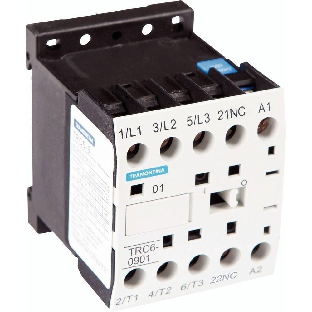 Mini Contator Tripolar Tramontina Trc6-0901 9 A 220 Vca 1nf Tramontina