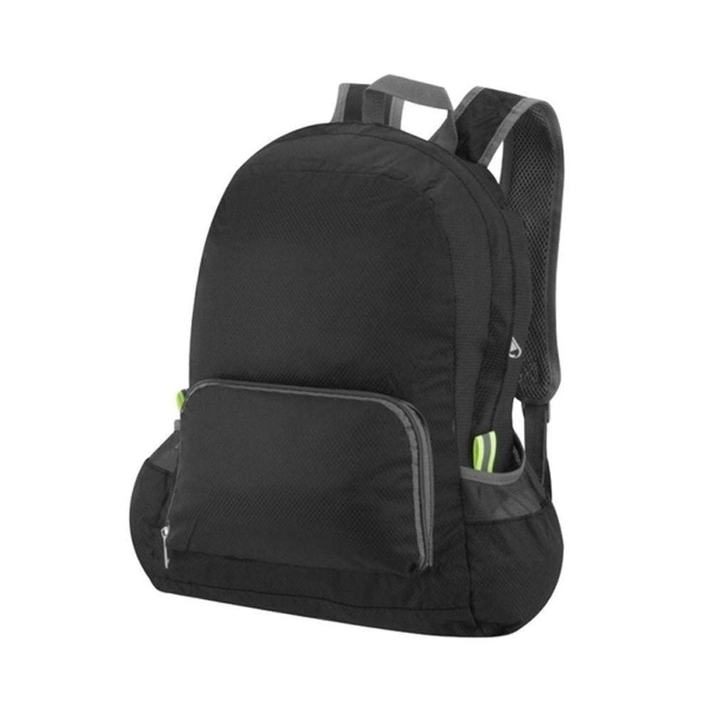 Mochila Mala Dobrável Preto Camping