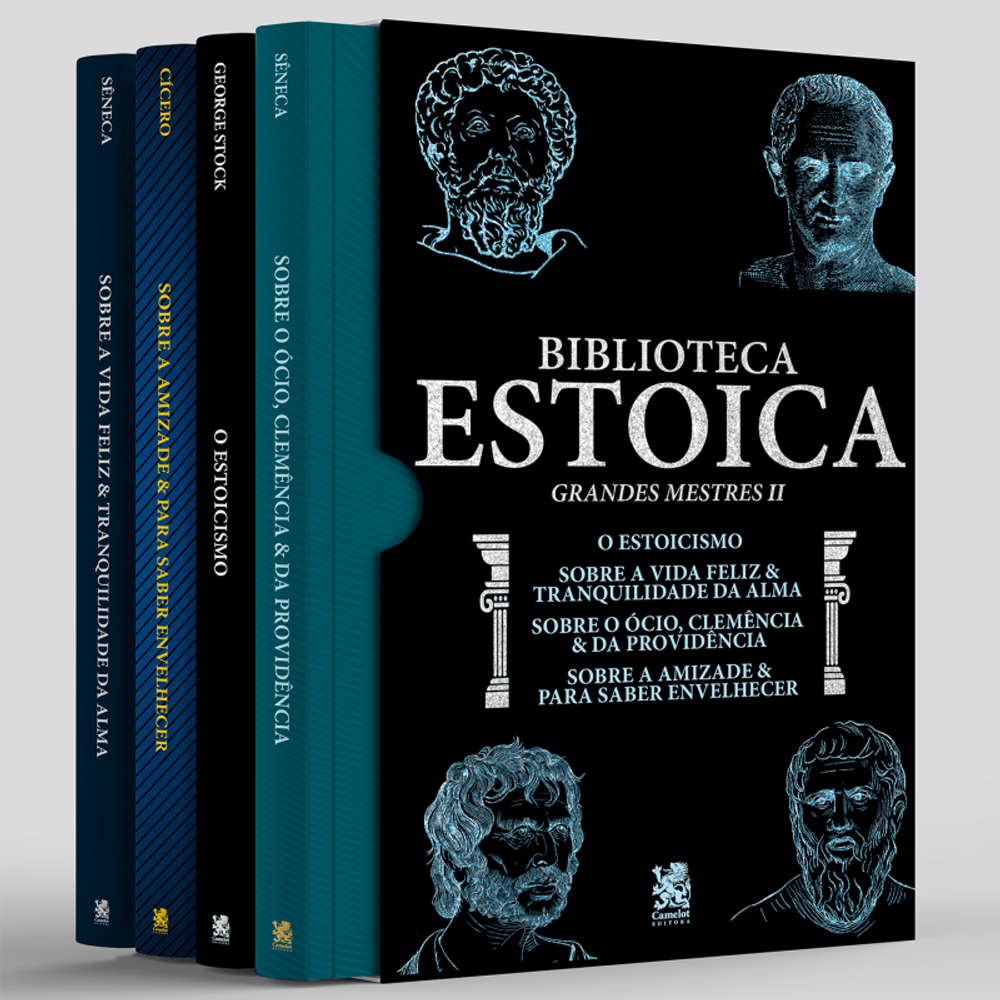 Biblioteca Estoica: Grandes Mestres Volume 02 - Box com 4 livros