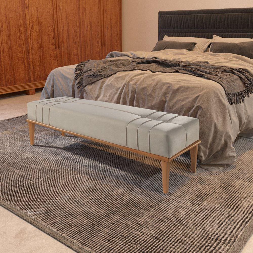 Recamier em Linho 150cm Valentin Bege