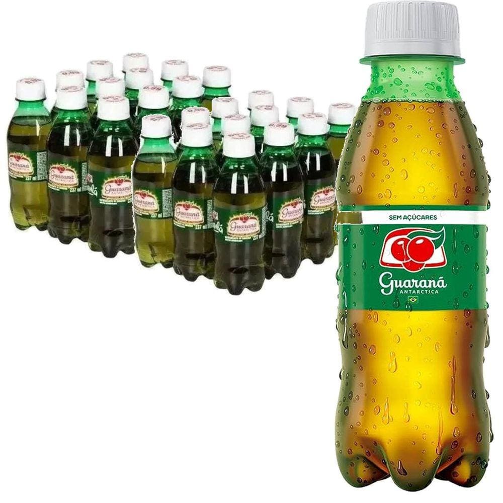 Refrigerante Guaraná Antarctica Zero Açucar 200Ml 24 Und