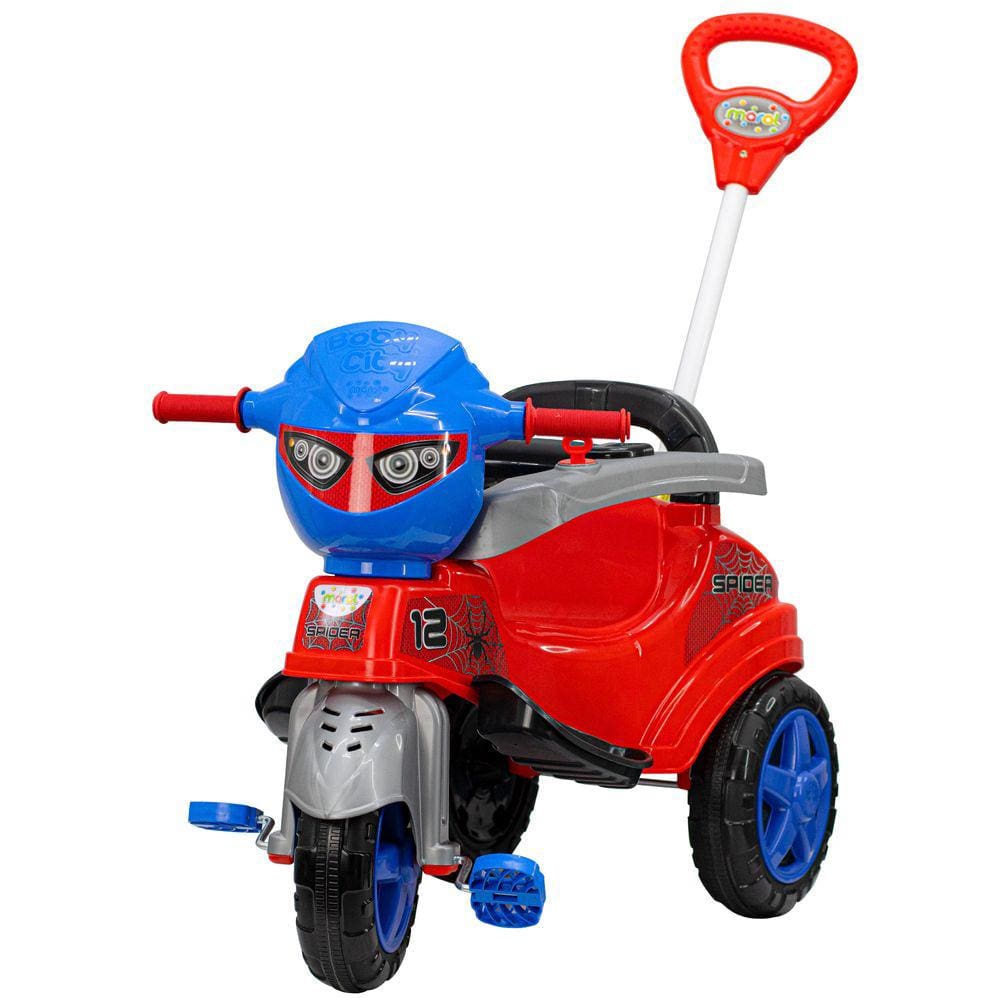 Velotrol Infantil Triciclo Vermelho Motoca Pedalar Menino