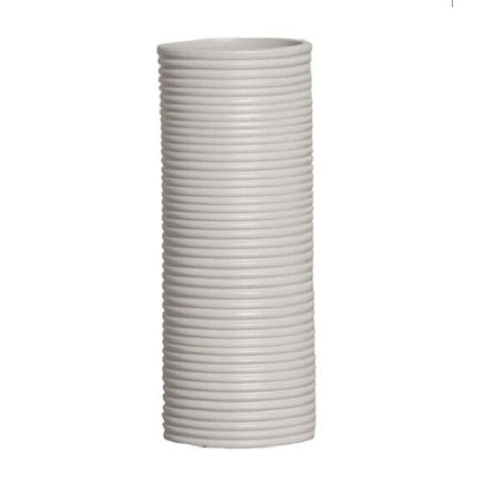 Vaso G Cerâmica Textura - Verde Claro Fosco