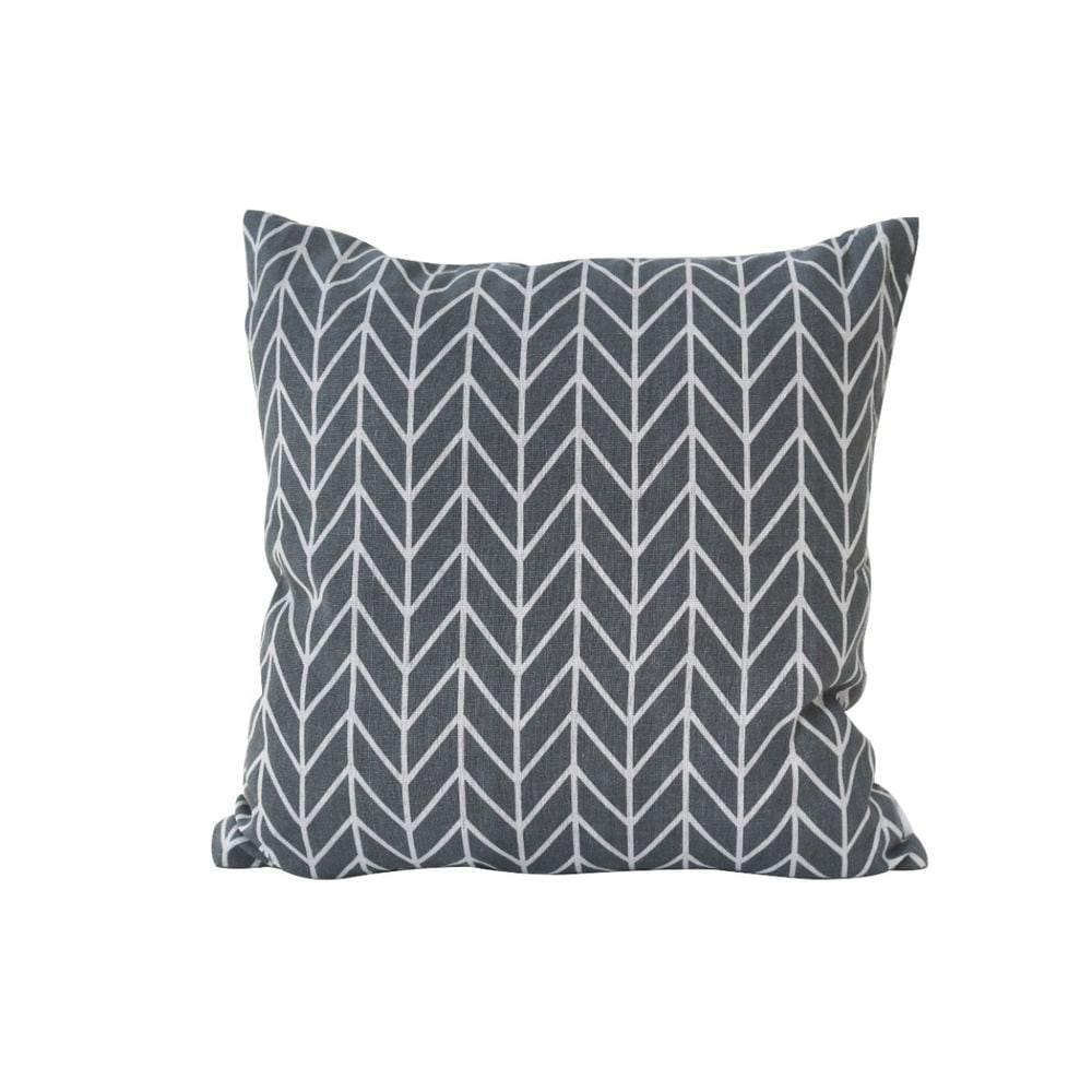 Capa De Almofada Estampa Geométrica Em Tecido 100% Poliéster 40X40cm