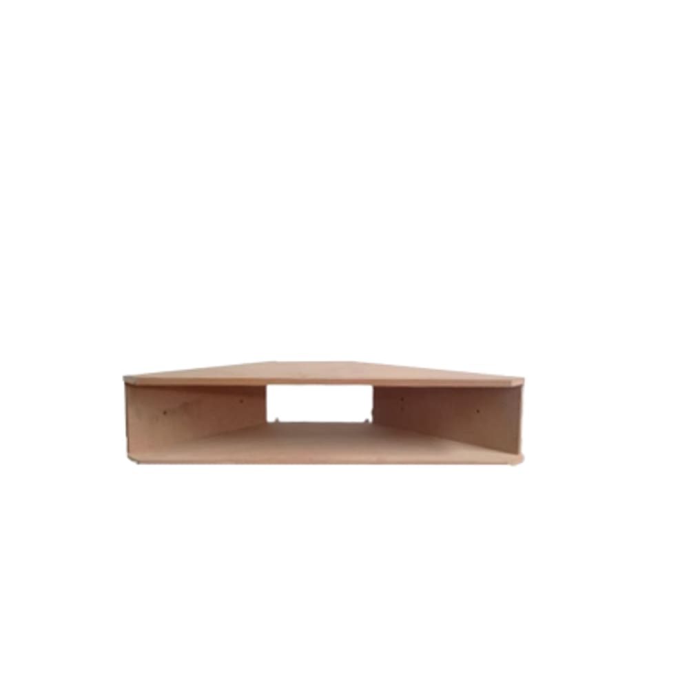 Rack Sala De Canto Natural Para Tv Ate 32 Polegadas Em Mdf