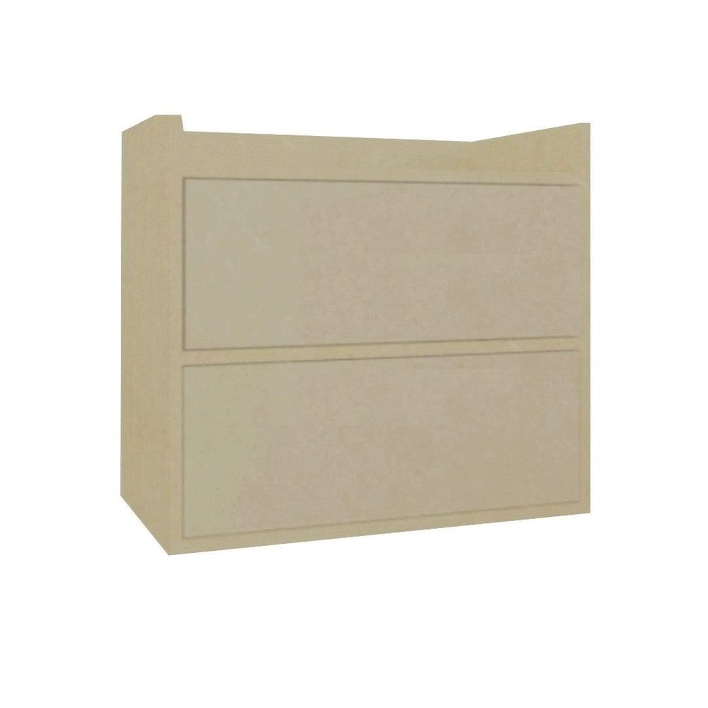 Gabinete Banheiro Suspenso 2 Portas Natural Em Mdf