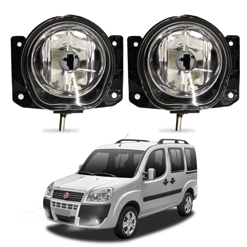 Par Farol de Milha para Doblo 2010 a 2021 Doblo Adventure 2010 a 2020 Auxiliar Neblina