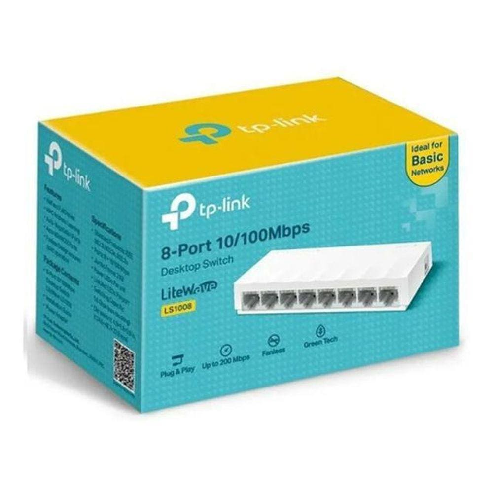 Switch 8 Portas Tplink TL-SF1008D 10/100Mbps -