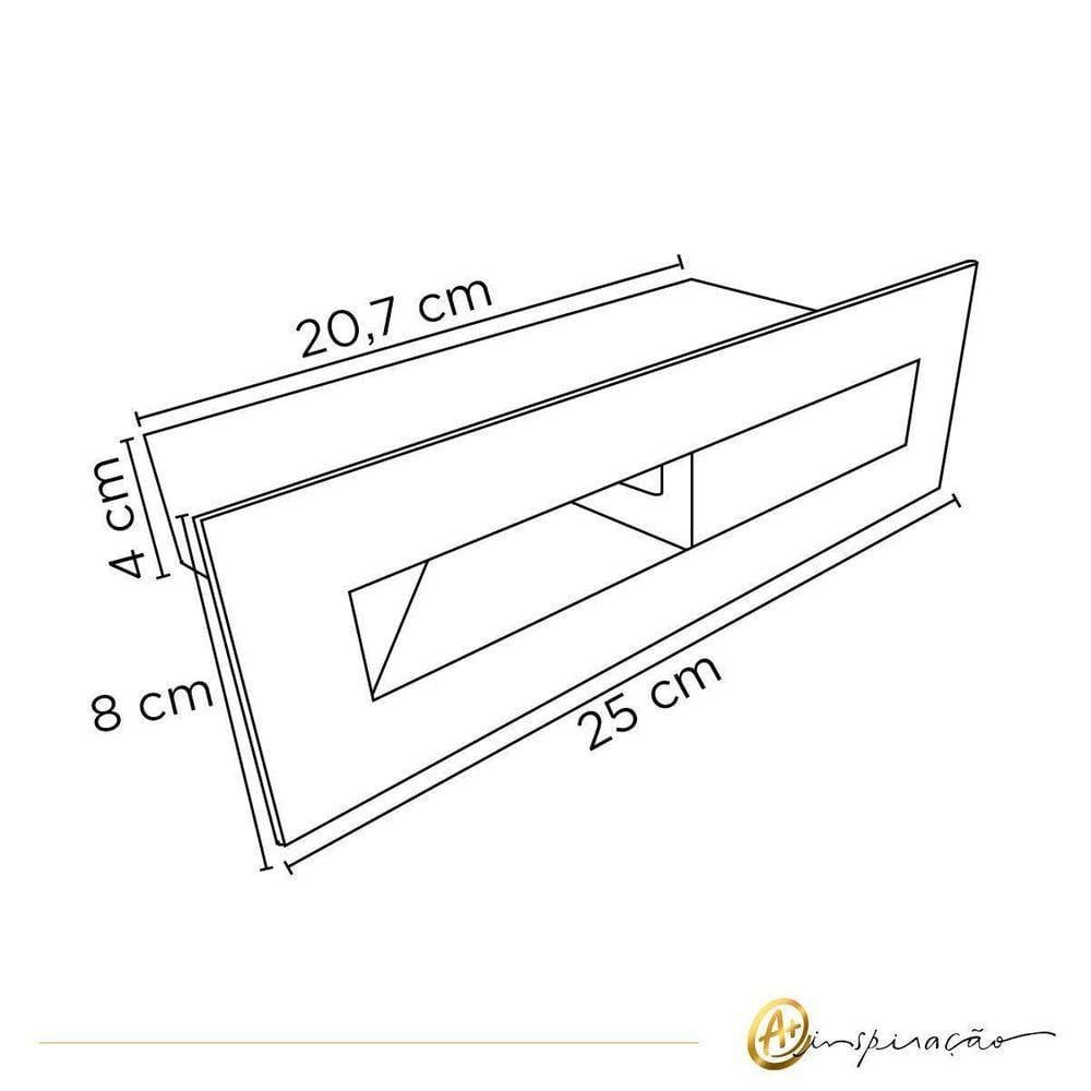 Luminária Embutida Interna Alumínio Branco G9 40W 127V/220V