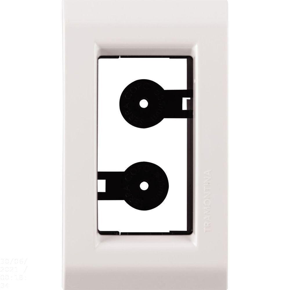 Placa Para Móvel 1 Posto Tramontina Liz Branca Tramontina