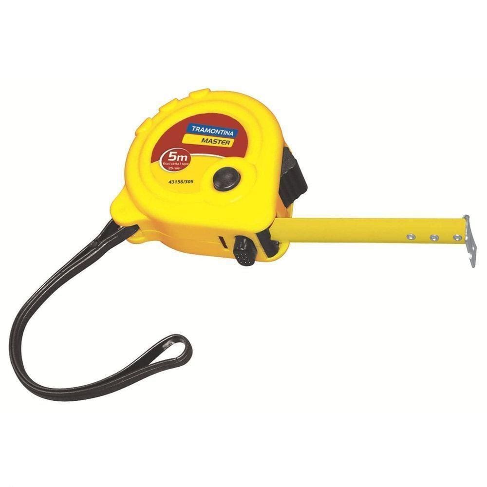 Trena Tramontina Com Fita De Aço E Corpo Em Abs Com Freio Duplo 5 M Tramontina