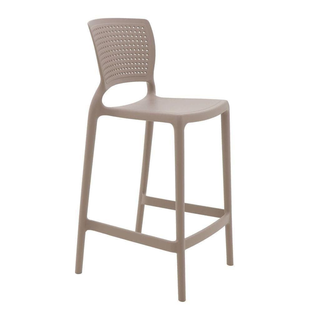 Cadeira Tramontina Safira Alta Residência Em Polipropileno E Fibra De Vidro Camurça Tramontina