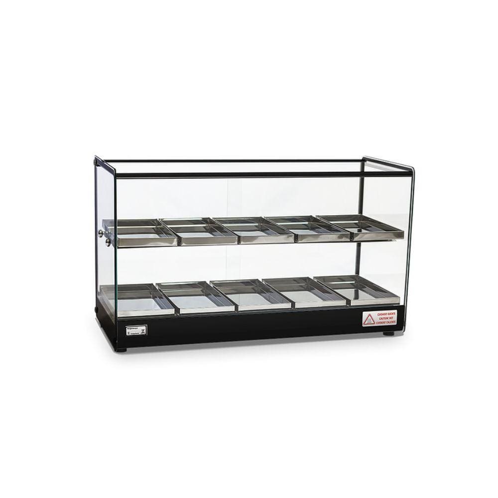 Estufa Quadrada Dupla Salgado 10 Bandejas Vapor EVR Titã 220V