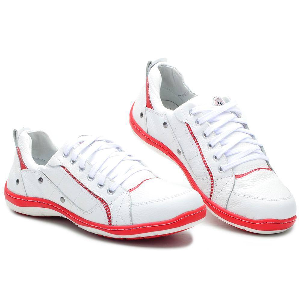 Sapatênis Masculino Couro Casual Macio Costurado Cadarço